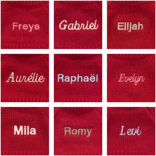 Bashful Cream Kitten with Personalised Red Jumper